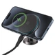Автомобільний тримач ACEFAST D30 magnetic folding wireless charging car holder Black - изображение 5