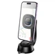 Автомобільний тримач із бездротовою зарядкою Hoco HW31 Crown magnetic wireless charging (center console) Black - изображение 6