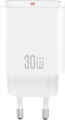 Мережевий зарядний пристрій XO CE41 USB-C 30W White (CE41.white) - зображення 1