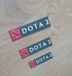 Брелок для ключів з логотипом гри Dota 2. Aivory - изображение 2