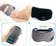 Маска для сна с Bluetooth наушниками MUSIC GOGGLES AND183 беспроводная повязка для отдыха и прослушивания аудио цвет серый - изображение 6