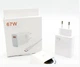 Блок питания сетевой адаптер 67W с кабелем Type C для зарядки устройств USB компактный цвет белый - изображение 6