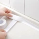 Самоклеящаяся бордюрная лента для ванны и кухни 3.2 м × 3.8 см влагостойкий уплотнительный плинтус для раковины и швов белая - зображення 2
