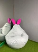 Кресло - мешок SkyPuff груша Зайчик, XXL - 140х100 Оксфорд 314+ушка 579, 11401025 - зображення 4