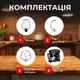 Планетарний міксер стаціонарний тістоміс із чашею з нержавіючої сталі 11 л 2000 Вт Чорний - зображення 3