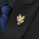 Брошь из стали BROCHE бижутерия Растения Колоски золотистая BRBF115430 - изображение 5