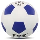 М'яч футбольний Fox Football Soft Touch 7628 розмір 5 White-Blue - зображення 3