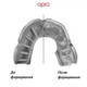 Капа дитяча Adidas Opro Silver Gen4 Self-Fit Mouthguard Junior (ADIBP32) Black/Red - зображення 7
