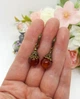 Серьги шарики натуральный камень сердолик - изображение 8