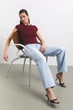 Жіноча футболка SOLMAR 3314 S Burgundy - изображение 4