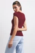Жіноча футболка SOLMAR 3314 S Burgundy - изображение 5