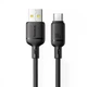 Кабель зарядки Baseus Silky Series Fast Charging Type-C 100W (2m) Black - зображення 3