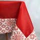 Скатерть SoundSleep Код Незламної Нації 110х140 см бело-красная (94205169) - изображение 1
