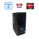 Игровой ПК Dell Inspirion 3668 Tower / Intel Core i5-7400 (4 ядра по 3.0 - 3.5 GHz) / 16 GB DDR4 / 256 GB SSD / AMD Radeon Pro WX 5100, 8 GB GDDR5, 256-bit / Wi-Fi+Bluetooth / DVD / Win 10 Home Lic б/у - изображение 1