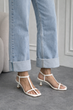 Босоножки на низком каблуке Meideli Женские Белый 38 (24,5 см) (h9326-5 white) - изображение 1