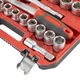 Набір інструментів 1/2" 21од (ET-6021SP) INTERTOOL (ET-9021) - зображення 4