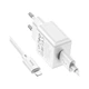 Зарядний пристрій HOCO C106A charger set(iP) White (6931474783899) (344993) - зображення 6