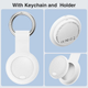 Умный трекер H03 Smart Tracker Tag 2-Pack для Apple Find My Белый - изображение 2