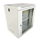 Шафа настінна GEAR 12U 19" 530x400x600 мм, + полка 19", grey (GWMSN-12U-530-400G) - изображение 2