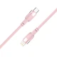 Кабель Brevia Type-C to Lightning 30W 1,2м, рожевий ZIP 52120PCLZ1 - зображення 2