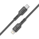 Кабель Brevia Type-C to Lightning 30W 1м, чорний box 51100BCLC1 - зображення 2