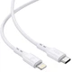 Кабель Brevia Type-C to Lightning 30W 1м, білий box 51100WCLC1 - зображення 3