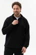Чоловічий спортивний костюм чорний EVEN HALF ZIP (Преміум тринитка, Бавовна) XL - зображення 3