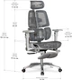 Офисное кресло Mealux S3 Air Plus Grey (HF-S3 M/G) - изображение 2