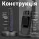 Нагрудна боді-камера KAR62 з дисплеєм 1.54" та акумулятором на 1000 мАг Відеореєстратор з датчиком руху та нічною зйомкою - зображення 2