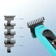 Аккумуляторный триммер для стрижки волос 2000mAh 9000 об/мин 4 насадки VGR V-299 Синий - изображение 7