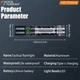 Ліхтар ручний YEMAO YM-А6, 2200LM, акумулятор 18650 3200 mAh - зображення 2