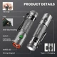 Ліхтар ручний YEMAO YM-M52, 1500LM, акумулятори 2x14500, 1200 mAh - зображення 4