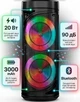 Акумуляторна акустична колонка ZQS6212 з Bluetooth і мікрофоном 20 Вт - зображення 2