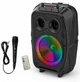 Акумуляторна акустична колонка ZQS8120 з Bluetooth та мікрофоном 20 Вт - зображення 5