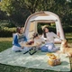 Туристический коврик Naturehike для пікніка CNK2350WS010 145x170 см зелений з принтом (6976507661676) - изображение 10