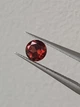 Натуральный красный гранат 5.0 мм 0.6 ct огранка круг калиброванный - изображение 3