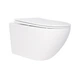 Унитаз подвесной Qtap Jay безободковый с сиденьем Soft-close QT07335176W - изображение 1