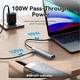 Док-станция Vention Hub 6-in-1 USB3.2 Type-C HDMI USB 3.0x2 RJ45 PD 100W (TGNHB) - изображение 7
