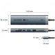 Док-станция Vention Hub 8-in-1 USB3.2 Type-C HDMI USB3.0 USB2.0 RJ45 SD TF PD 100W (TGUHB) - изображение 2