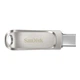 Флешнакопичувач SanDisk Ultra Dual Luxe Сріблястий - изображение 4