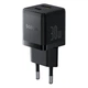 Сетевое зарядное устройство с кабелем Baseus Palm Fast Charger C+U 30W EU Cluster Black (with Baseus Mini White Cable USB-C to - изображение 3