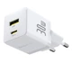 Зарядний пристрій Baseus Palm Fast Charger C+U 30W EU Moon White - зображення 3