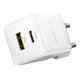 Зарядний пристрій Baseus Palm Fast Charger C+U 30W EU Moon White - зображення 4