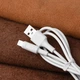 Кабель HOCO X25 USB to iP 2A, 1m, PVC, PVC connectors, White - изображение 4