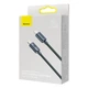 Кабель Baseus Crystal Shine Series Fast Charging Data Cable Type-C to iP 20W 1.2m Black - изображение 2