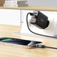 Кабель ACEFAST C15-04 USB-A to USB-C zinc alloy digital display braided charging data cable Black - изображение 6
