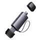 Кардрідер Baseus Lite Series USB-A & Type-C to SD/TF Card Reader Grey - зображення 4
