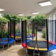 Детский уличный батут с сеткой и лестницей Just Fun 312 см multicolor - изображение 3