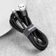 Кабель Baseus Cafule USB Type-C 2A 3м чорний для заряджання та передачі даних - зображення 5