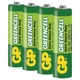 Батарейки GP GREENCELL 1.5V солевые AA R6 4 шт для устройств с низким потреблением энергии - зображення 2